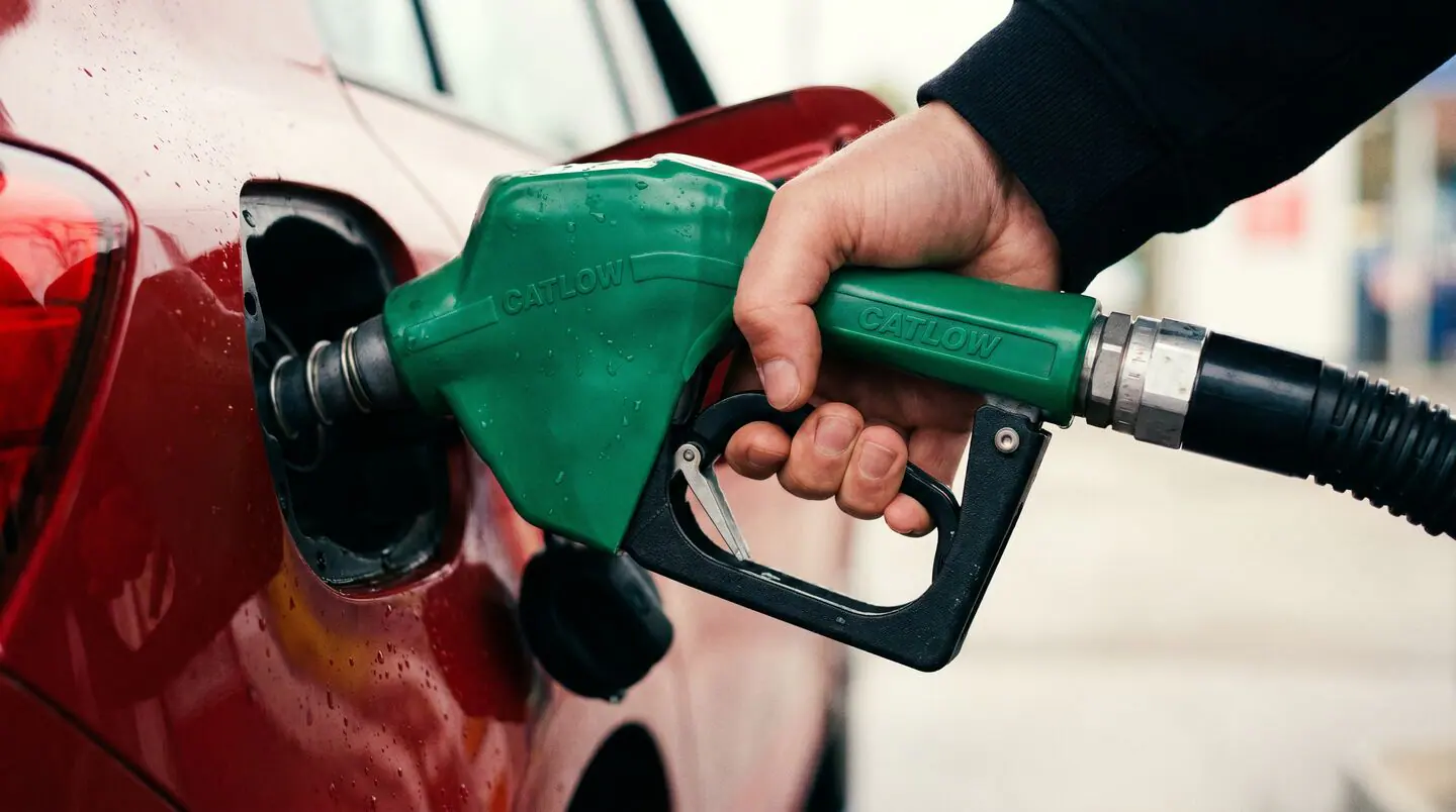 Fuel price display board in UAE showing increased petrol rates