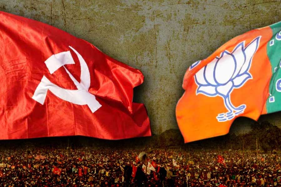Corporation Council Clash between CPM and BJP councillors at Thiruvananthapuram Corporation