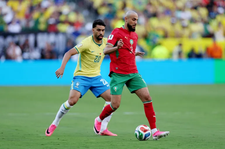 Brazil Morocco Draw match featuring Brazil and Morocco in World Cup action