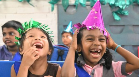 School Praveshanolsavam welcome ceremony for students