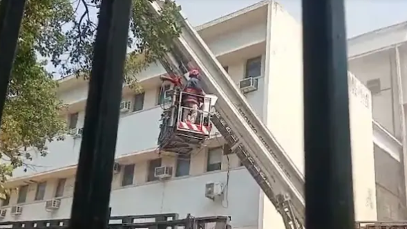 Delhi ITO Fire at School of Planning and Architecture building