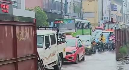 Palarivattom Waterlogging after heavy rain in Kochi