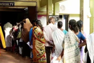 Kerala Fever Outbreak patients seeking treatment in hospital
