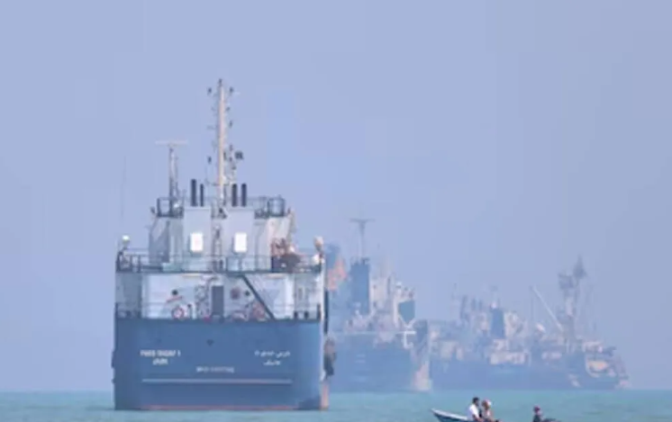 Oman Ship Rescue operation near coast