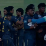 Vaibhav Suryavanshi Clash during India A vs Sri Lanka A tri-series match