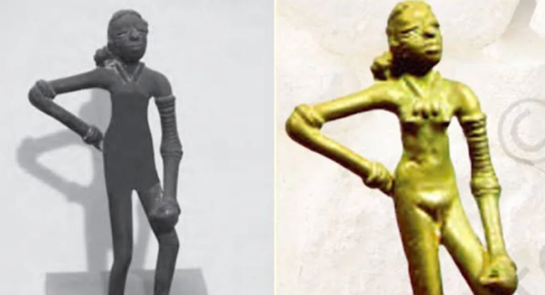 Dancing Girl Controversy involving NCERT textbook illustration of Indus Valley sculpture