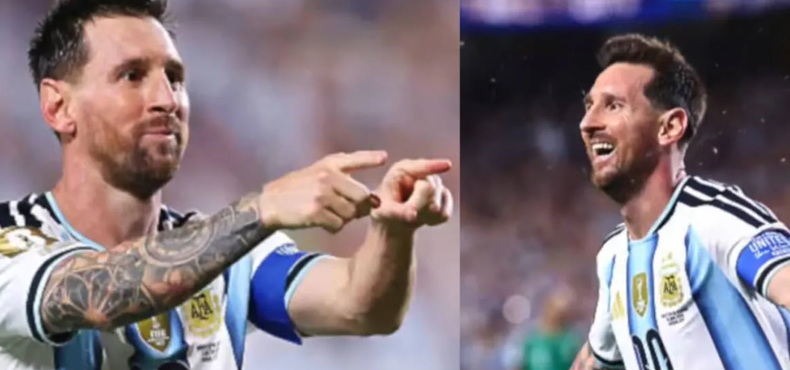 Messi Hat Trick performance for Argentina against Algeria in World Cup match
