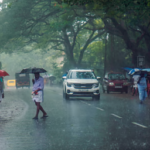 Kerala Rain Alert with orange and yellow warnings across multiple districts