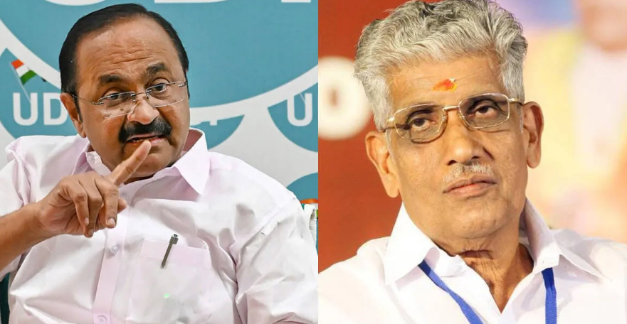 NSS Satheesan Row involving G Sukumaran Nair criticism against VD Satheesan