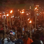 Bangladesh Ram Protest over Sri Ram statue construction and alleged religious insult in Gaibandha