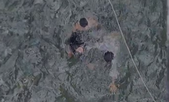 Iritty River Rescue operation involving firefighters and local rescuers