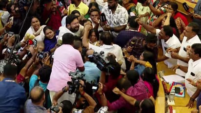 Thiruvananthapuram Corporation Clash involving BJP and UDF councillors during council meeting