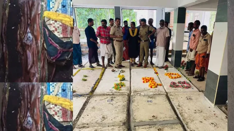 Vaniyappara Cemetery Probe with DNA sample collection from grave site