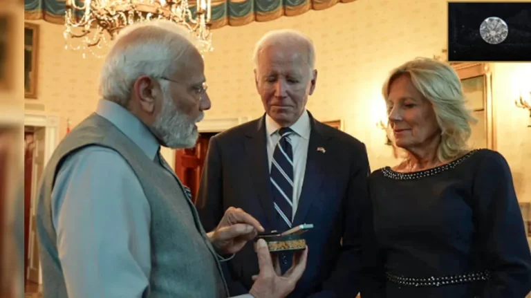 Jill Biden Diamond Gift from Prime Minister Modi