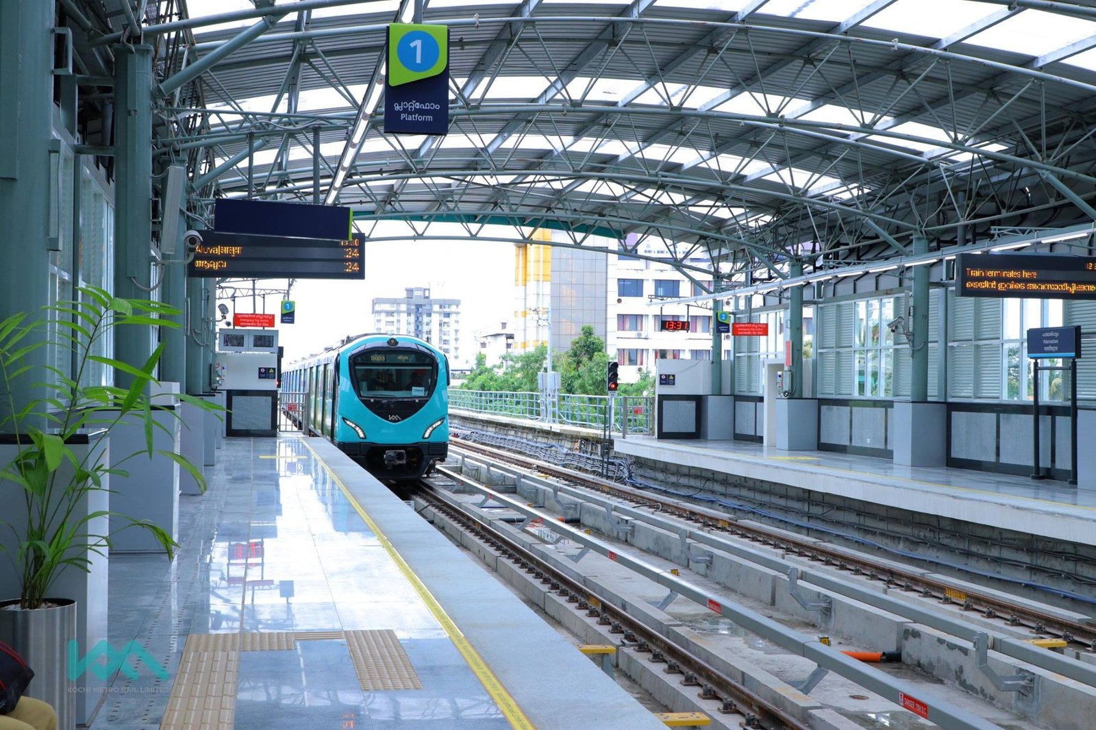 Kochi Metro Phase 2 construction progress and Pink Line development in Kochi