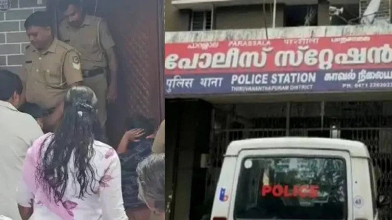 Parassala Eviction Protest during court-ordered eviction process in Thiruvananthapuram