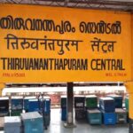 Trivandrum Station Accident with piling machine on railway track