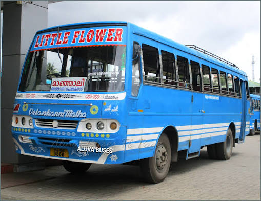 Private Bus Fine imposed by Kerala MVD on Aluva route bus