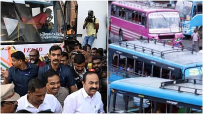 Student Concession Fare protest against Wayanad private buses