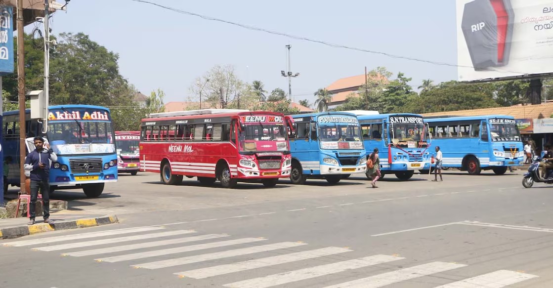 Private Bus Strike affecting passenger transport in four Kerala districts