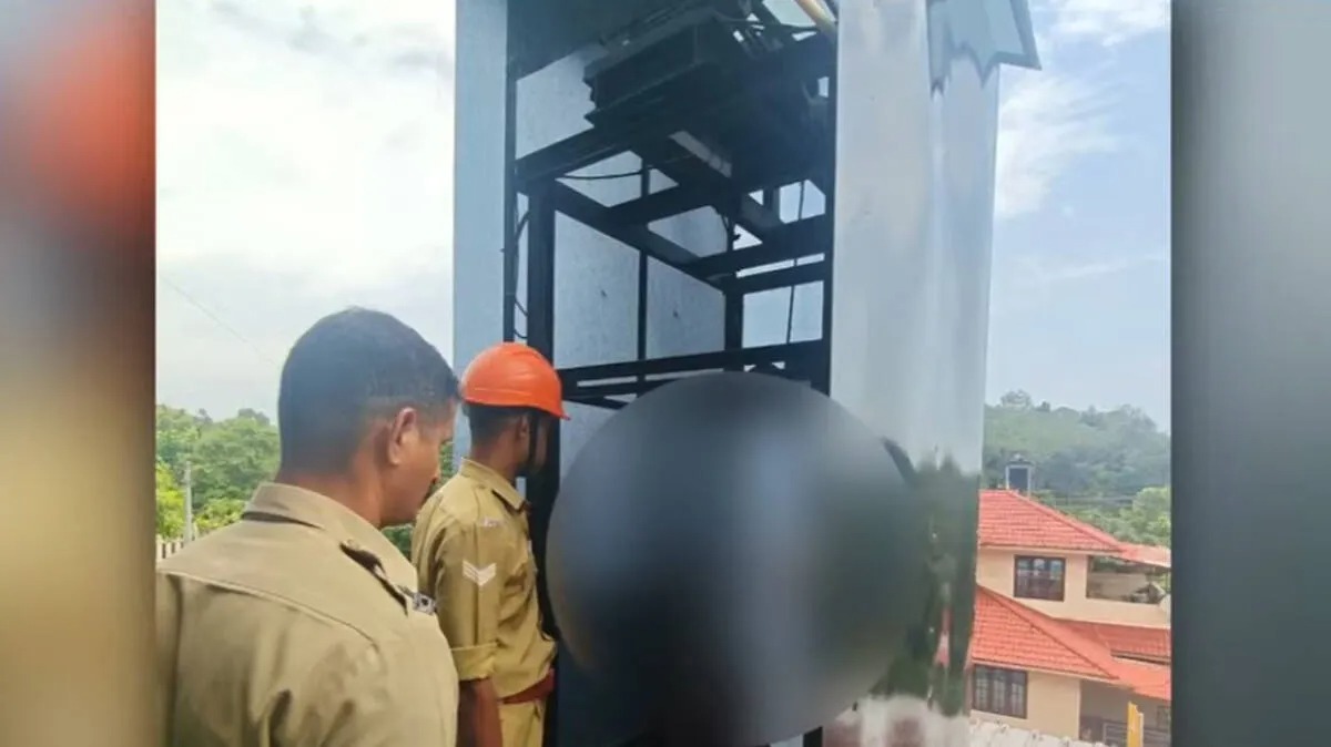 Home Lift Accident at a residence in Pathanamthitta involving emergency rescue