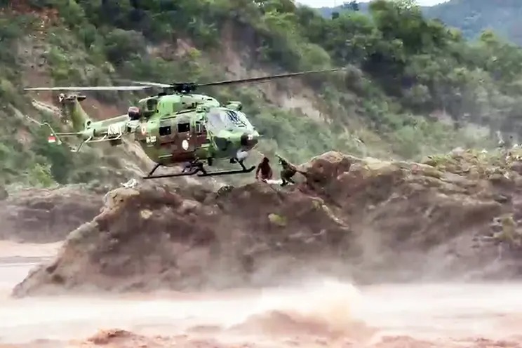 India Rain Disaster causing landslides and floods in Jammu Kashmir, Uttarakhand and Nagaland
