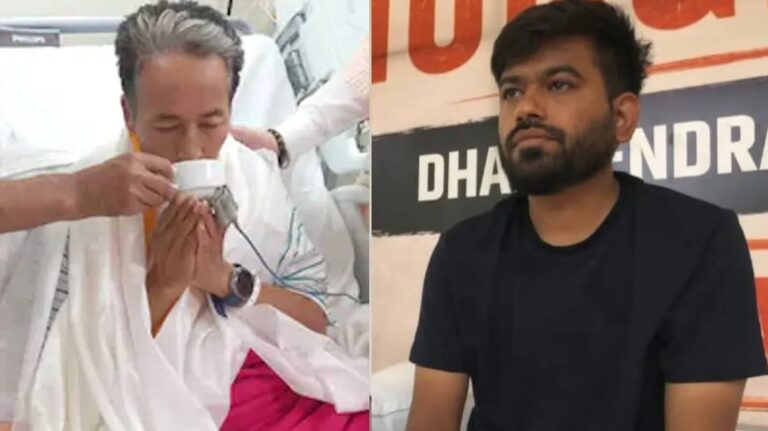 Sonam Wangchuk Protest after ending 26-day hunger strike at Jantar Mantar