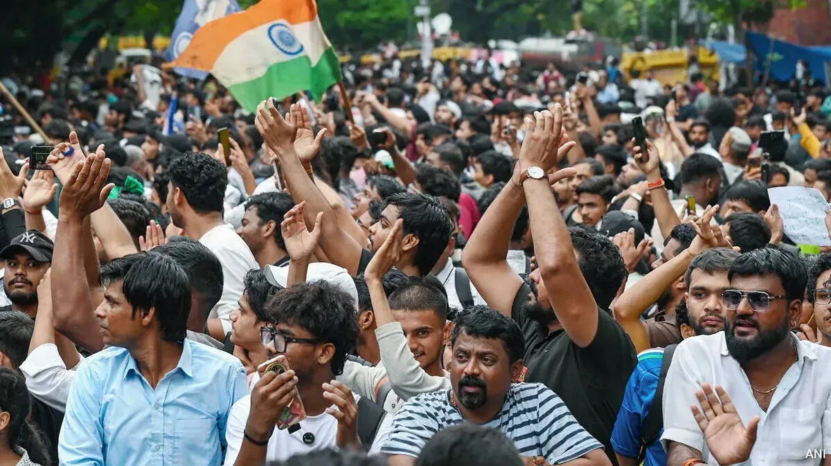 Delhi University Protest Advisory warning students about Jantar Mantar protests