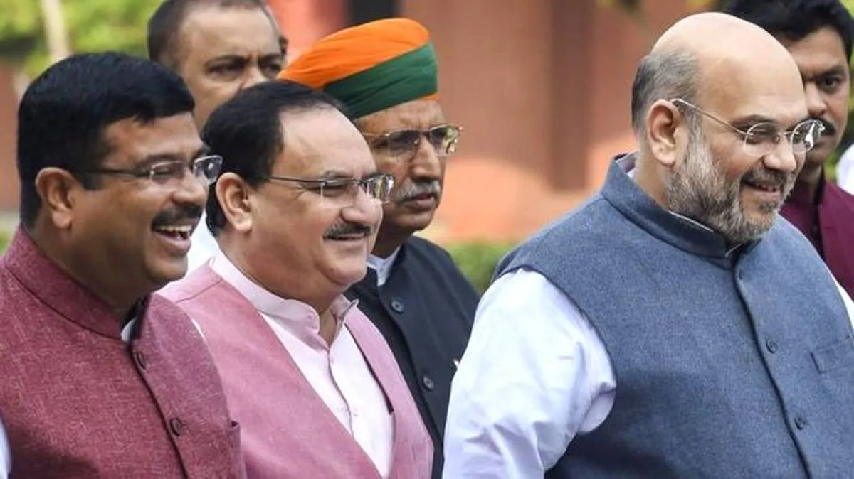 Dharmendra Pradhan Support from BJP leaders after his resignation as Education Minister