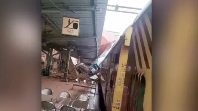 Kozhikode Clock Tower Collapse at Kozhikode Railway Station during renovation work