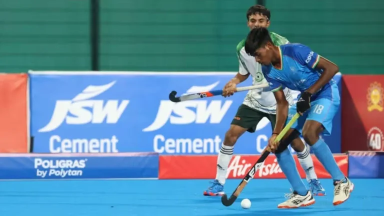 India Pakistan Hockey Match during the five-a-side hockey game in Muscat