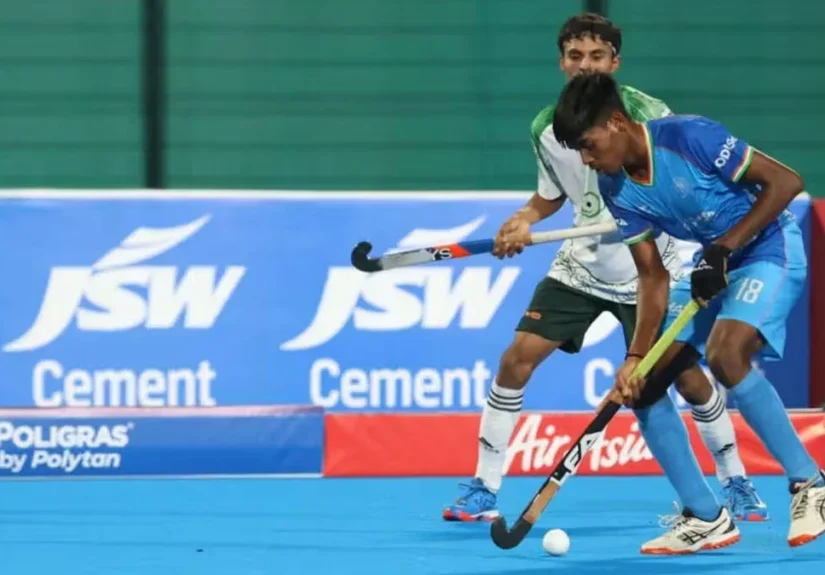 India Pakistan Hockey Match during the five-a-side hockey game in Muscat