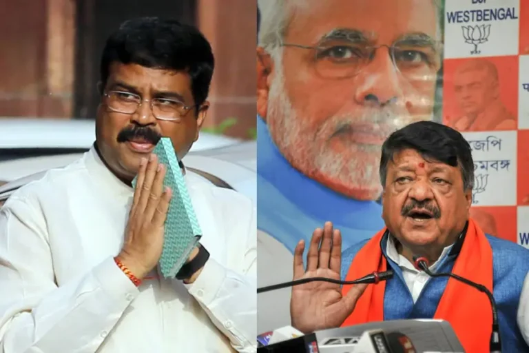 Dharmendra Pradhan Resignation and Kailash Vijayvargiya statement on student protests