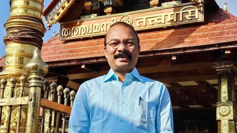 Sabarimala Gold Theft investigation involving former Devaswom Board president P S Prashanth
