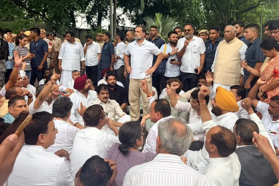India Alliance Protest against police action on students in Delhi