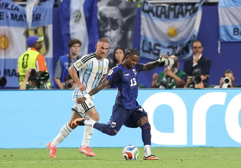 Cape Verde World Cup Moment featuring Lopez Cabral scoring a long-range goal against Argentina