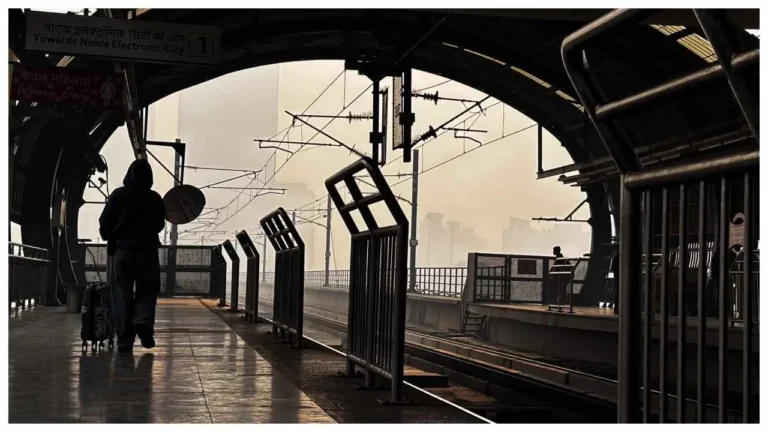 Delhi Metro Closure leaves Malayali students stranded inside metro station